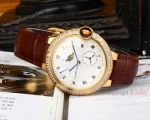 New Cartier Ballon Bleu Grand Complications Fake watch Gold Case 43mm